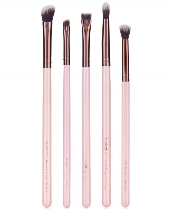 Luxie 5-Pc. Rose Gold Eye Essential Brush Set