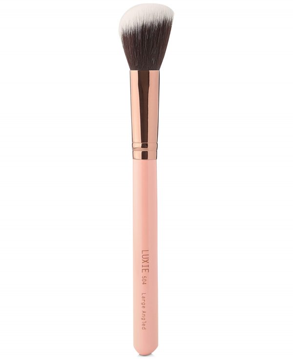 Luxie 504 Rose Gold Large Angled Brush - Rose Gold